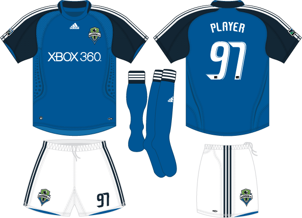 Seattlesounders Home Concep - Xbox 360 Elite (592x427), Png Download