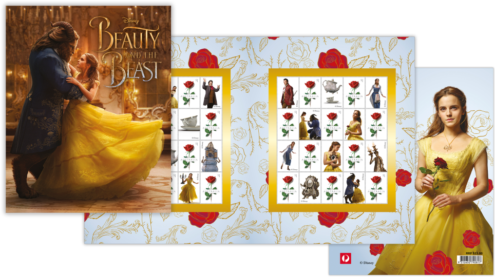 Beauty And The Beast Stamp Pack - Beauty And The Beast Annual 2018 (egmont Annuals 2018) (970x545), Png Download
