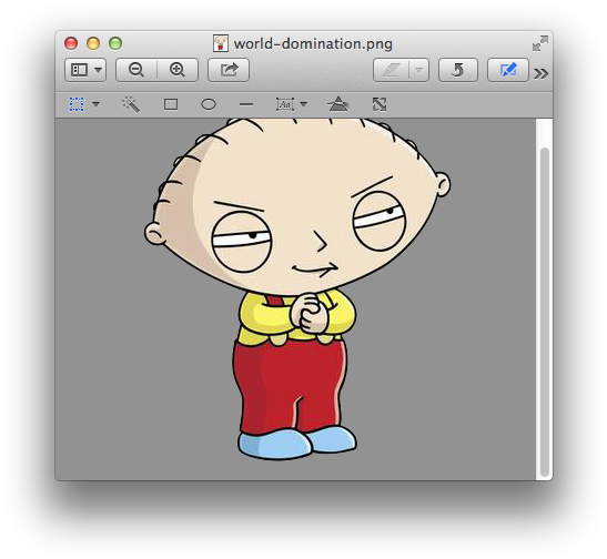 Change Folder Icons Os X - Family Guy Stewie Antenna Topper/refrigerator Magnet (562x519), Png Download