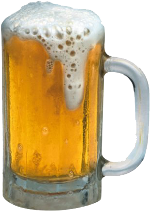 Beer Mug Png Download - Beer In A Cup (325x450), Png Download