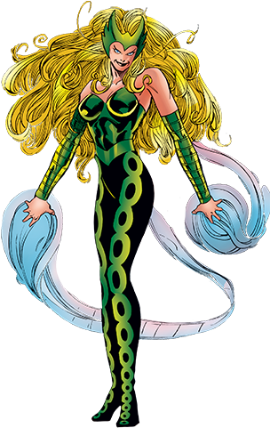 Enchantress Marvel Xp Old - Enchantress Cartoon (360x502), Png Download