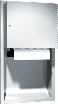 045224a Automatic Roll Paper Towel Dispenser, Battery - Recessed Roll Paper Towel Dispenser (440x440), Png Download