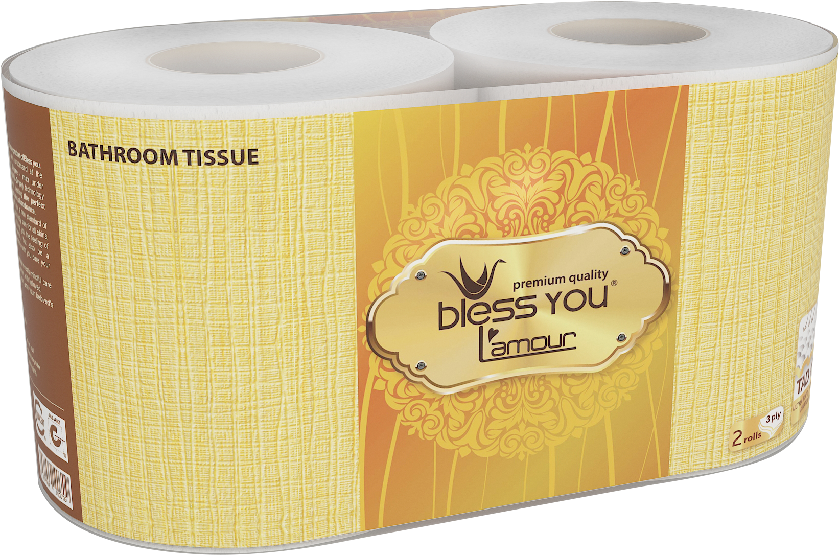 Toilet Paper Bless You L'amour - Ho Chi Minh City (1857x1277), Png Download