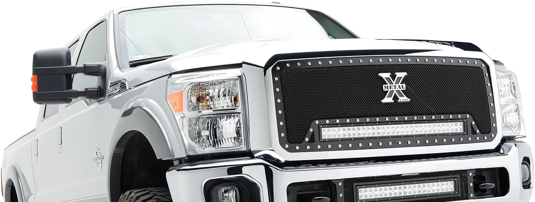 T-rex Billet Grilles - Custom Truck Png (1200x400), Png Download