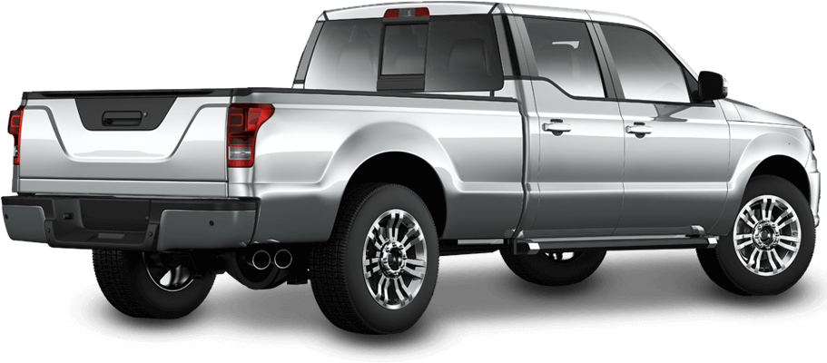 Truck Truck Overlay Grid Background - Pickup Truck Back (916x600), Png Download