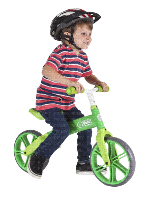 Kaz Creations Baby Enfant Child Boy Bike - Y Velo Single Wheel Balance Bike, Green (388x400), Png Download