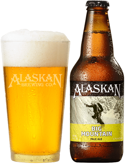 Alaskan Beer Hero Bigmountain2 - Alaskan Amber (619x583), Png Download