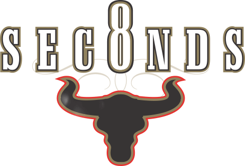 8 Seconds Whiskey Bull Logo - 8 Seconds Whiskey Logo (487x329), Png Download