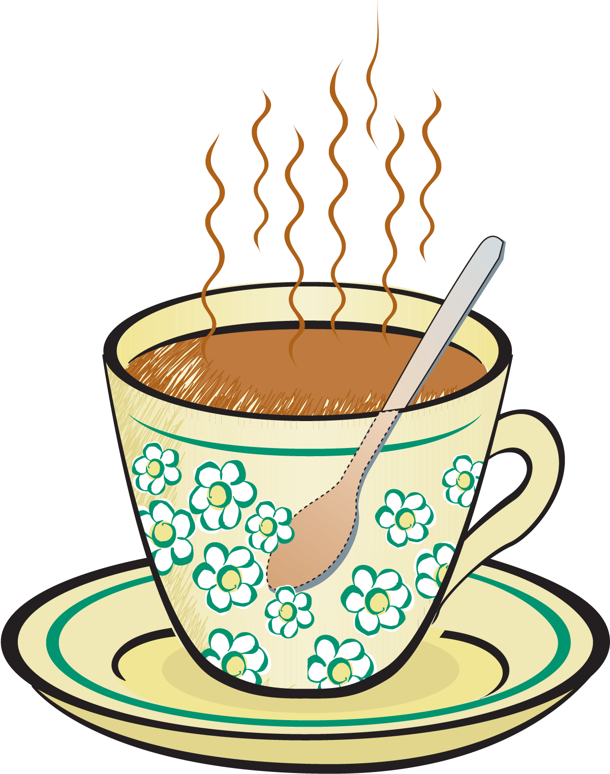 Tea Clipart Hot Cold Thing - Convection Coffee Cup (1200x1528), Png Download