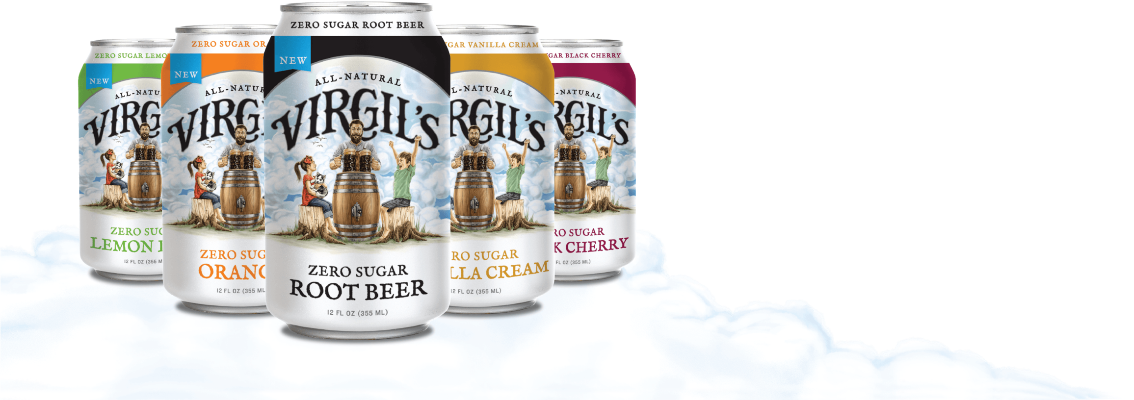 Learn More - Virgil's Root Beer (2400x1030), Png Download