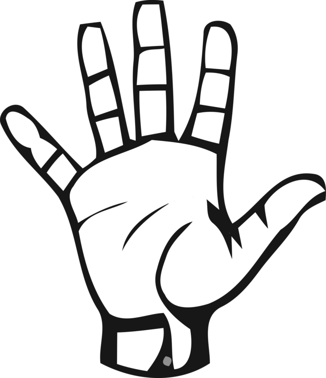 American Sign Language Baby Sign Language - Number 5 In Sign Language (646x750), Png Download