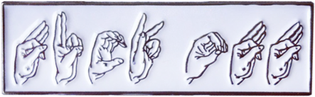 Fuck Off Sign Language Pin - Fuck (600x600), Png Download