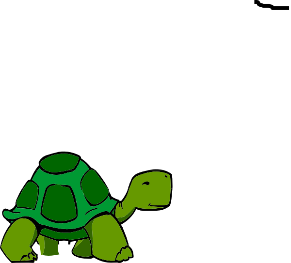 Green Turtle Clip Art At Clker - Turtle Clip Art Small (600x543), Png Download