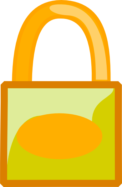 This Free Clipart Png Design Of Lock Clipart - Lock (390x595), Png Download