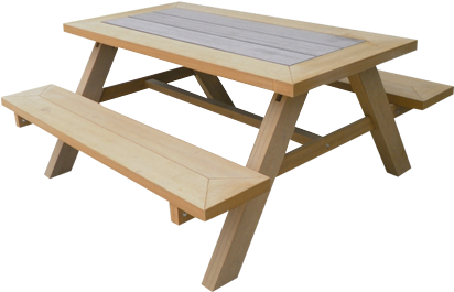 Picnic Table (446x383), Png Download