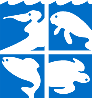 Sea Turtle Clipart Track - Florida Oceanographic Society (350x380), Png Download