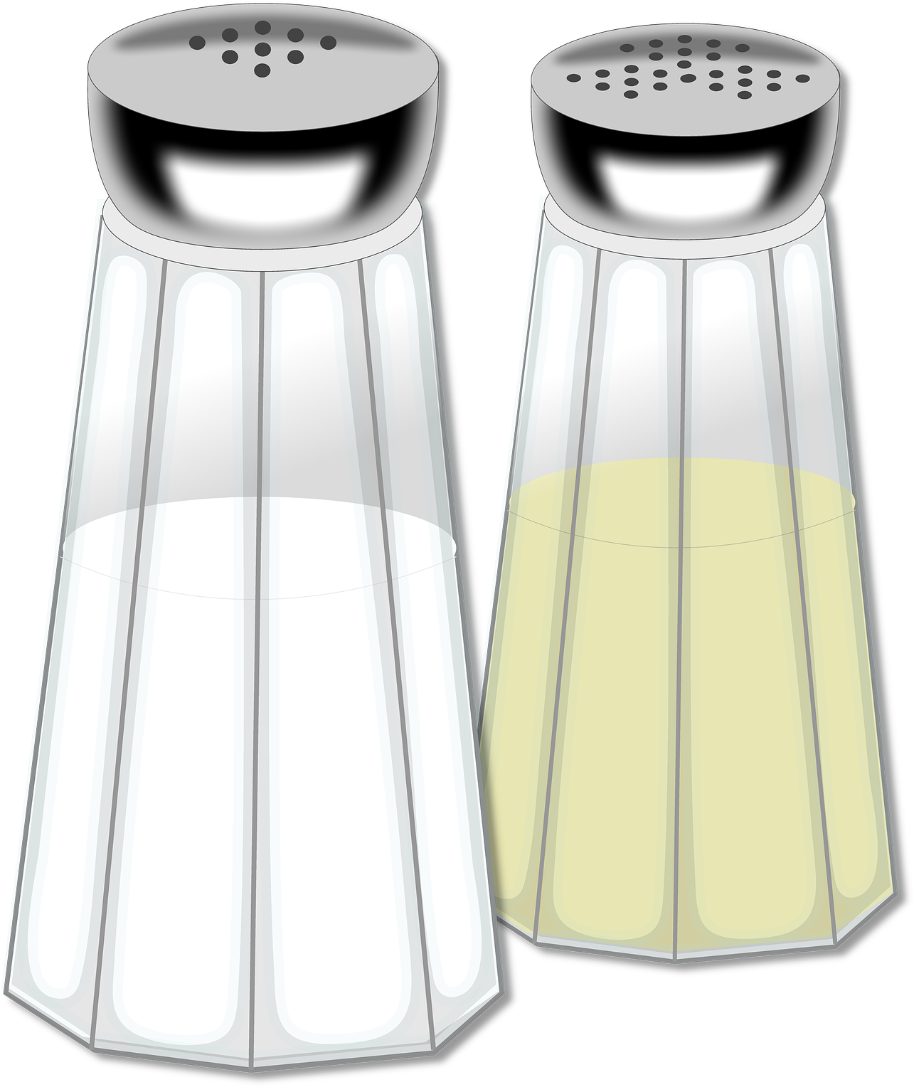 Salt And Pepper, Salt, Pepper, Health, Graphics, Hq - Sal Y Pimienta Png (1484x1920), Png Download