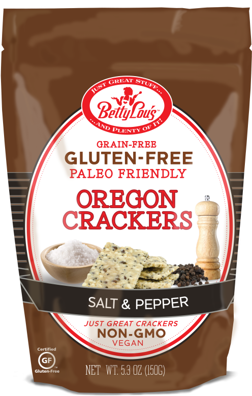 Betty Lou's Paleo Salt & Pepper Oregon Crackers (800x1120), Png Download