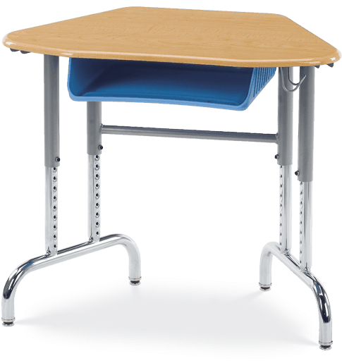 7900 Series Collaborative Student Desk - Tubular Steel Products Student Desk (575x575), Png Download