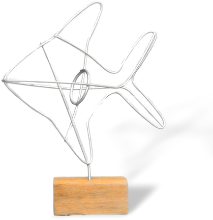 Tropical Angel Fish Topiary Frame - Angelfish (498x498), Png Download