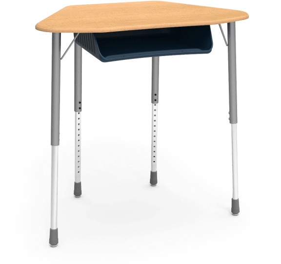 Zuma Series Student Desk, 21" X 33" Hard Plastic Top-student - Book (575x575), Png Download