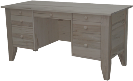Andrews Desk With File Drawers - Writing Desk (479x314), Png Download