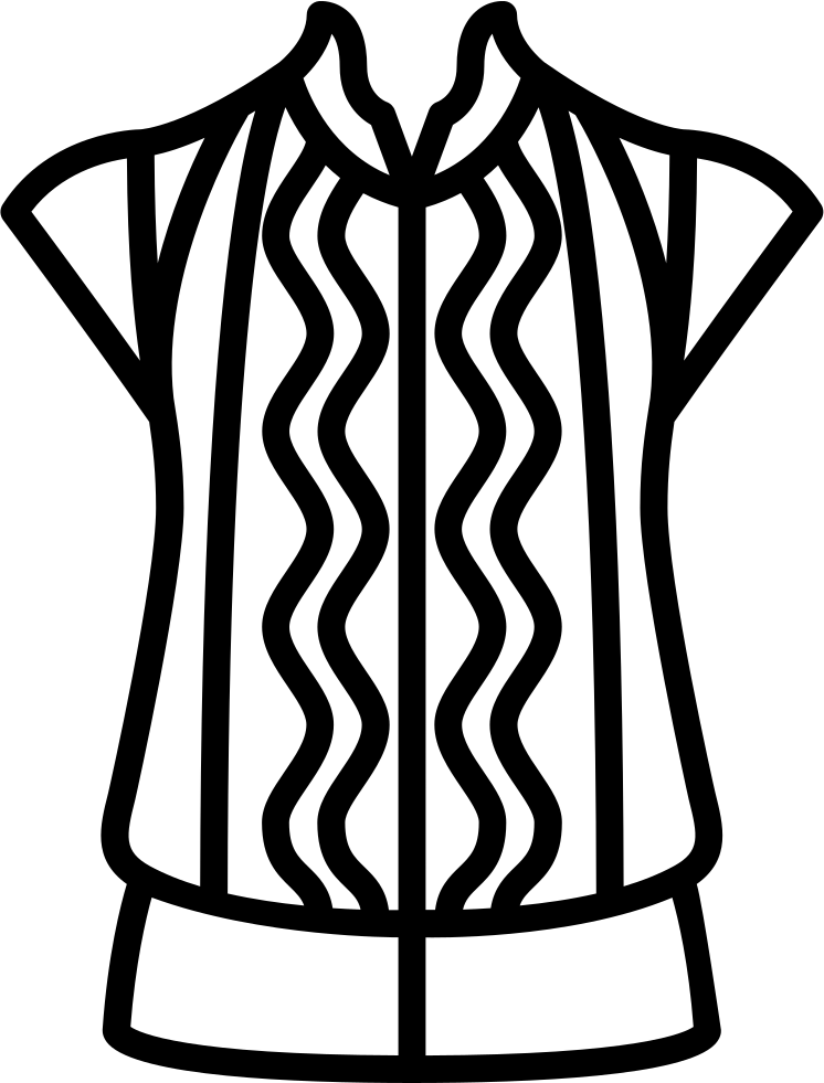 Chiffon Suffle Blouse Comments - Icono De Blusas Png (746x981), Png Download