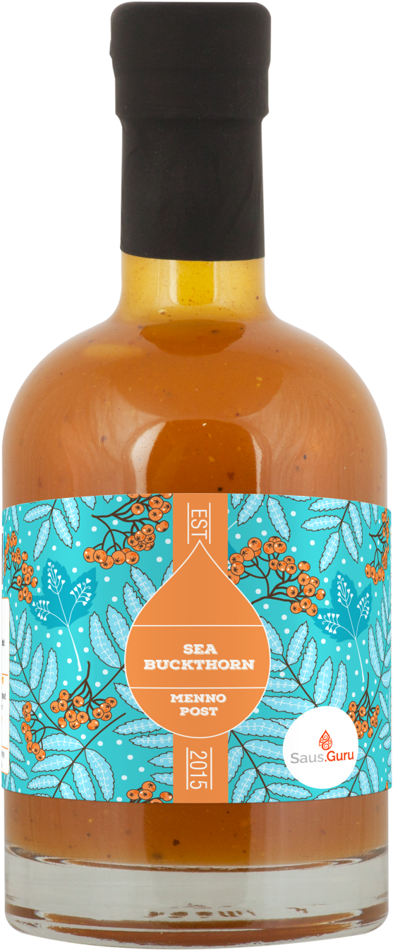 Pineapple Chutney Compressed - Sea Buckthorns (2048x2048), Png Download