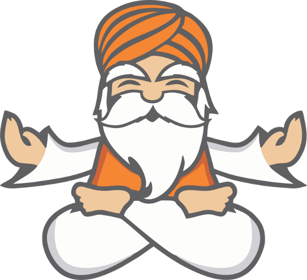 You Are At The Right Place - Cartoon Guru (600x548), Png Download