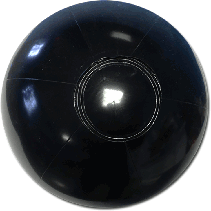Jumbo Beach Ball 48 Black (750x750), Png Download
