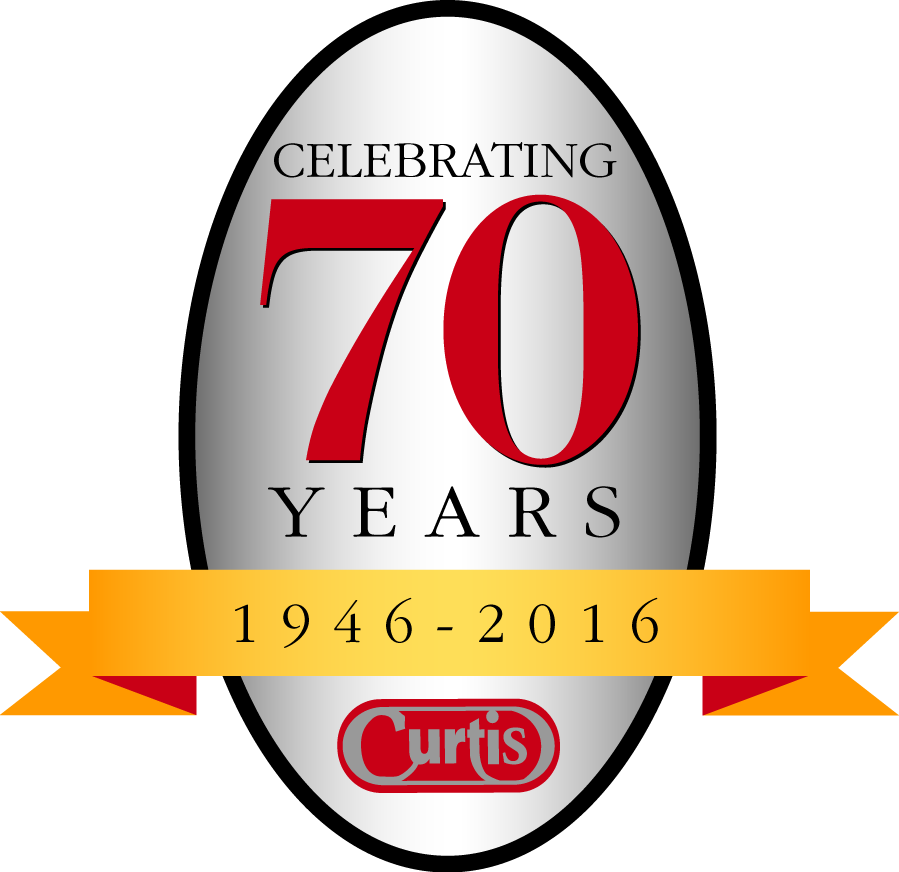 Curtis 70th Logo - Celebrating 70 Years Png (899x872), Png Download