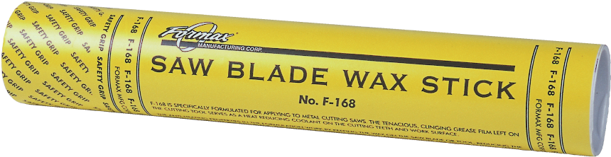 Saw Blade Wax Stick Grade F-168 - Label (900x266), Png Download