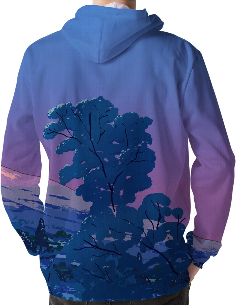 Mount Fuji Hoodie - Hoodie (820x1024), Png Download