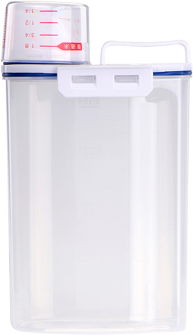 Vozvo <strong>plastic</strong> Rice Storage Bin Cereal - Plastic (800x800), Png Download