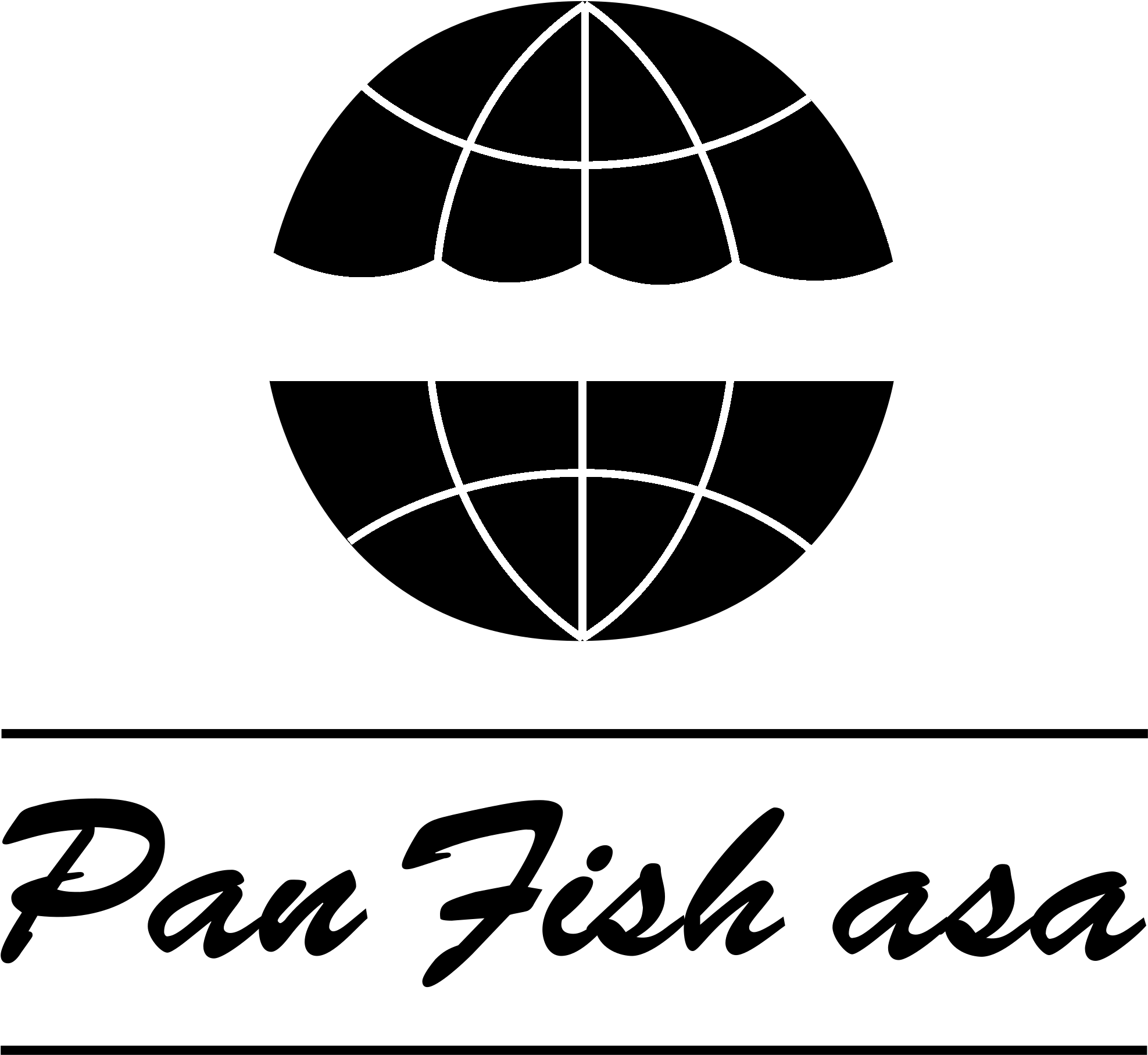 Pan Fish Logo Black And White - Pan Fish Logo (2400x2400), Png Download