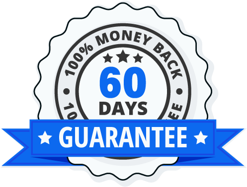 60 Day Money Back Guarantee (500x413), Png Download
