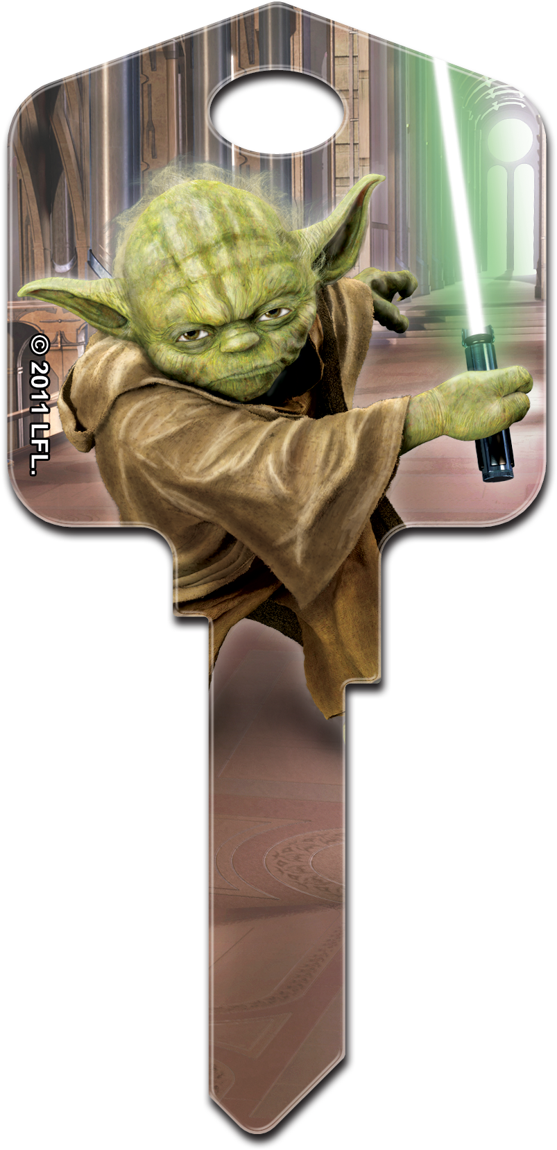 Sw2 - Yoda - Sw2 - Sw2 - Yoda - Sw2 - Star Wars Yoda Kw House Key (863x1725), Png Download