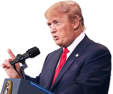 America's Most Popular Voting Guide For Elections, - Trump Png (395x328), Png Download