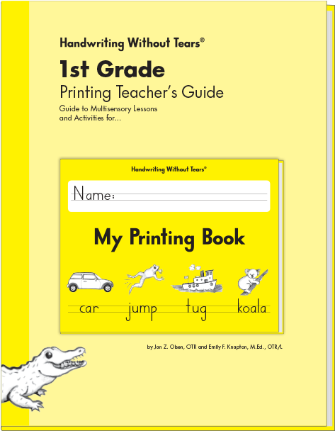 1st Grade Printing Teacher's Guide (700x610), Png Download