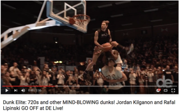 K1x Warriors Go Off At Dunk Elite Live In Sweden - Slam Dunk (650x228), Png Download