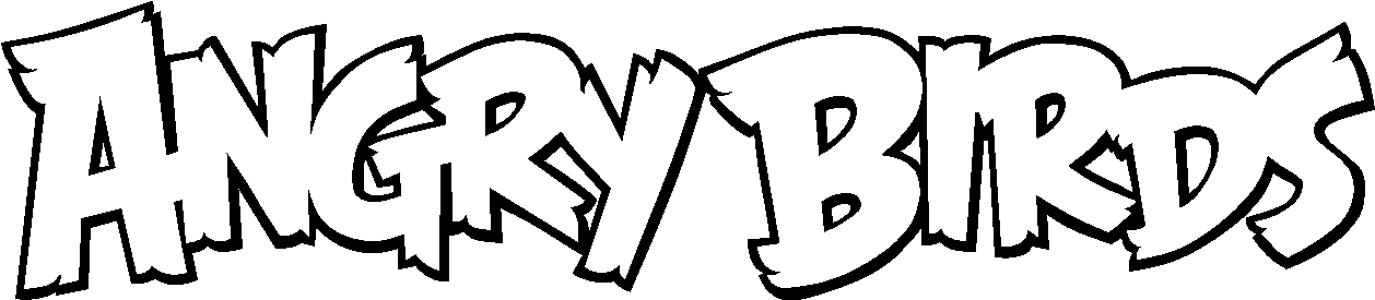 2015, 2016 Present - Angry Birds Logo Png (1262x291), Png Download