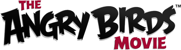 The Angry Birds Movie 2016 Logo - Angry Birds Movie Logo (733x241), Png Download