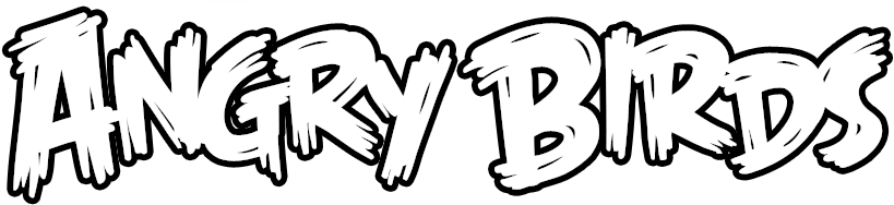 Angry Birds Logo 2 - Angry Birds Logo Png (847x199), Png Download