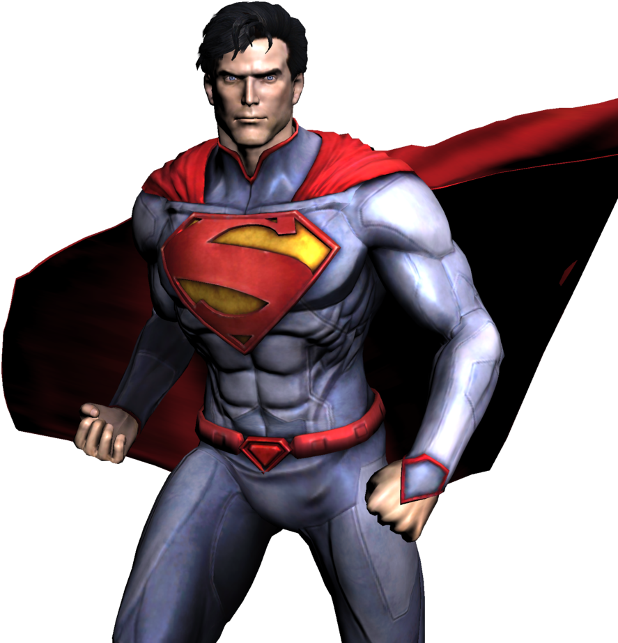 Superman - Injustice New 52 Superman (1024x948), Png Download