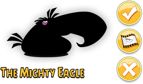 Coming When You Least Expect It - Angry Birds Mighty Eagle Fish (464x273), Png Download