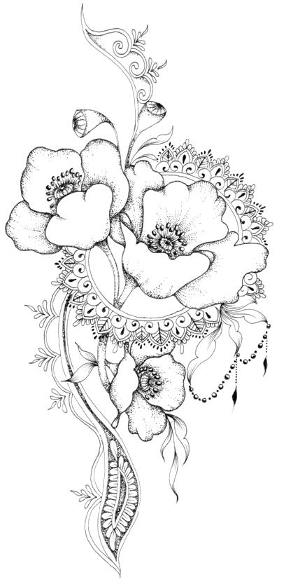 Aesthetic Tattoo Png Image - Design (1000x1043), Png Download