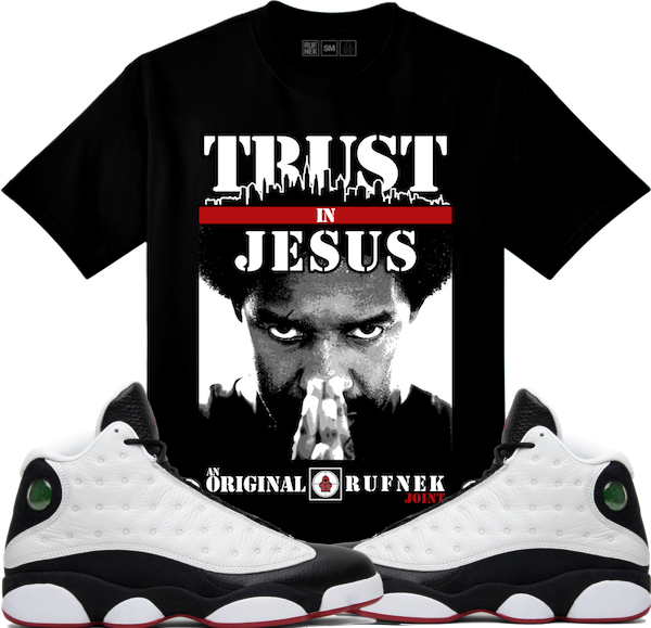 Jordan 13 He Got Game Sneaker Tees Shirt - He Got Game Shirts (600x579), Png Download