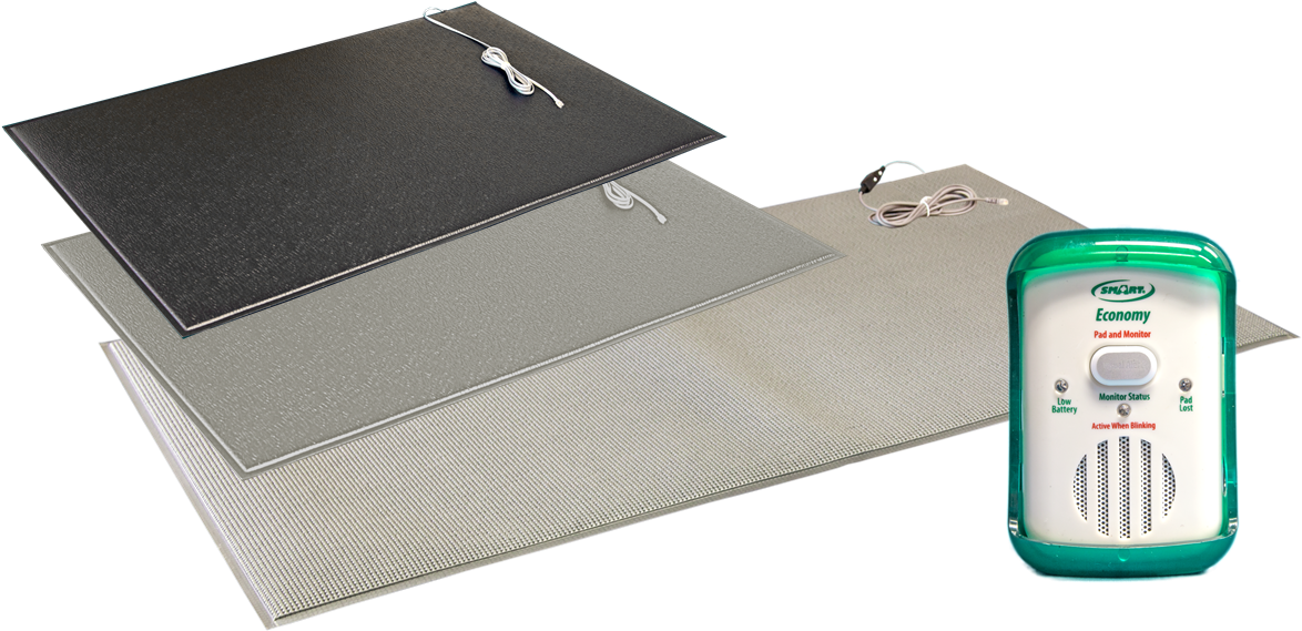 Floor Mat Alarm With On/off Switch - Smart Caregiver Fallguard Change Pad Indicator Monitor (1214x653), Png Download
