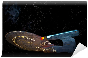 Star Trek Enterprise D (400x400), Png Download
