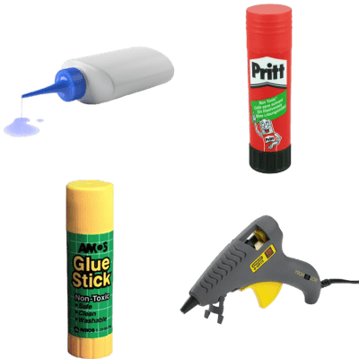 Stanley Glue Gun With 24 Glue Sticks. (400x400), Png Download